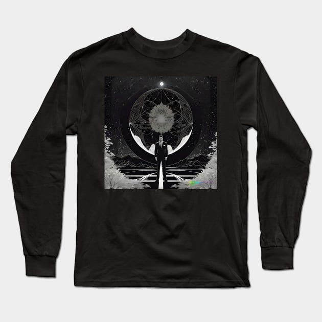 Haunted Dark Worlds  - Magical Odyssey 13 Long Sleeve T-Shirt by Benito Del Ray